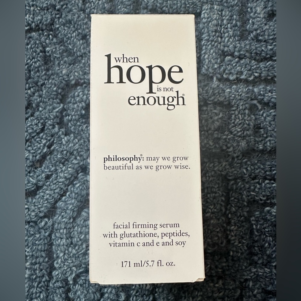 Philosophy When Hope is not Enough
